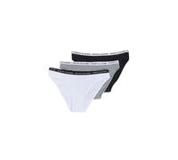 Mutande Tommy Hilfiger Bikini grigio bianco nero (3 unità) - M