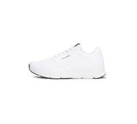 Tommy Hilfiger Uomo Sneakers Running Modern Comfort Knit con Logo, Bianco (White), 44