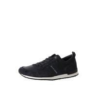 Tommy Hilfiger Uomo Sneakers Running Iconic Leather Suede Mix Runner Scarpe Sportive, Blu (Midnight), 42
