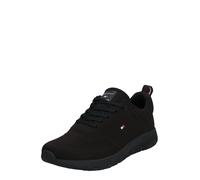 Tommy Hilfiger Uomo Sneakers Running Corporate Knit Rib Runner Scarpe Sportive, Nero (Black), 42