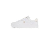 TOMMY HILFIGER Sneaker bassa 'Essential Chic Court' oro / bianco Donna TOMMY HILFIGER 40