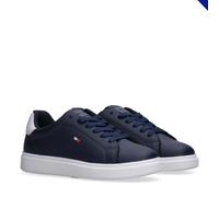 Tommy Hilfiger Sneaker Basse con Lacci, Unisex, per Bambini e Ragazzi, Blu, 33 EU