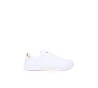 Tommy Hilfiger Sneaker da Donna Essential Chic Court FW0FW09019 Bassa, Bianco (Bianco), 36, White, 36 EU