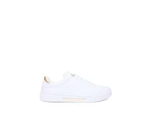 Tommy Hilfiger Sneaker da Donna Essential Chic Court FW0FW09019 Bassa, Bianco (Bianco), 42, White, 42 EU
