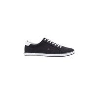 Tommy Hilfiger Canvas Lace Up Trainers Nero EU 45 Uomo