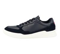 Tommy Hilfiger Sneakers con Suola Preformata Uomo Elevated Cupsole Leather Mix Scarpe, Blu (Desert Sky), 42 EU