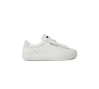 Tommy Hilfiger - Sneakers Cupsole in Pelle Bianca - - Shoes - Donna - Bianco - 39 EU