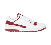 Tommy Hilfiger - Sneakers da basket in pelle con monogramma TH e tacchetti - - Shoes - Uomo - Bianco - 42 EU