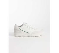 Tommy Hilfiger Uomini TH Basket Core Pelle Scamosciata Mix FM0FM05881 Basso, Beige, 42