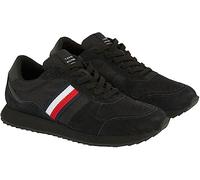 Tommy Hilfiger Sneakers da Runner Uomo Runner Evo Mix Scarpe Sportive, Nero (Black), 40 EU