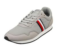 Tommy Hilfiger Sneakers da Runner Uomo Scarpe Sportive, Grigio (Antique Silver), 46