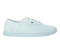 Tommy Hilfiger Sneakers Donna Canvas Lace Up Scarpe, Bianco (White), 36
