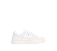 Tommy Hilfiger Donna Sneakers Court Essential Basket Profilo Basso, Bianco (Ecru), 37 EU
