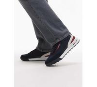 Tommy Hilfiger - Sneakers rétro da corsa stile basket blu navy 42