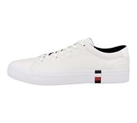 Tommy Hilfiger Sneakers Vulcanizzate Uomo Modern Vulc Corporate Leather Scarpe, Bianco (White), 40 EU