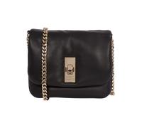 Tommy Hilfiger Soft Leather Mini Borsa Borsa a tracolla Vera Pelle 18 cm nero