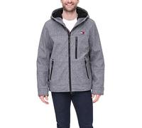 Tommy Hilfiger Soft Shell Sherpa Lined Performance Jacket Giacca, Heather Grey Tech, XL Uomo