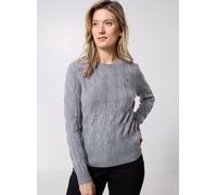 Tommy Hilfiger - Soft Wool Cable C-Nk WW0WW43586 Grigio - Abbigliamento M Grigio
