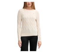 Tommy Hilfiger - Soft Wool Cable Knit Sweater - - Knitwear - Donna - Beige - M