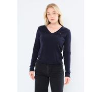 Tommy Hilfiger - Soft Wool V-Nk Sweat WW0WW43505 Blu - Abbigliamento L Blu