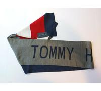 Tommy Hilfiger Sportif Globale Righe Logo Jacquard Sciarpa Blu Rosso Bianco