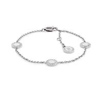Tommy Hilfiger Jewelry Braccialetto da Donna in Acciaio Inossidabile con Charms Impreziositi da Cristalli - Disponibile in versione Oro, Oro Rosa o Argento
