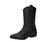 Tommy Hilfiger stivali camperos bambina in ecopelle nero 35