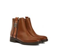 Tommy Hilfiger - Stivaletti alla caviglia in pelle - - Shoes - Donna - Marrone - 36 EU