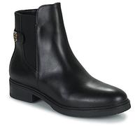 Tommy Hilfiger Stivaletti Coin Leather Flat Boot in Nero 40