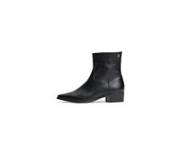 Tommy Hilfiger Stivaletto Donna Pelle W Zip Fw0fw09921Low Boots, Black, 38 EU