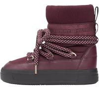 Tommy Hilfiger Stivali da neve da donna, idrorepellenti, FW0FW09260, colore rosso (Marzemino), 37, Marzemino Rosso, 37 EU