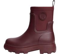 Tommy Hilfiger Stivali da pioggia da donna Th Stamp Warm Ankle Fw0fw09544, Rosso Rosso, 41 EU