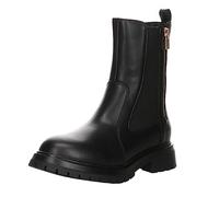 Tommy Hilfiger Stivali da ragazza Chelsea Boots combinazione sintetica scarpe per bambini tinta unita Chelsea Boots nero sintetico, Nero , 38 EU