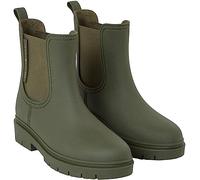 Tommy Hilfiger Stivali in Gomma Donna Essential Rainbootie Mezza Altezza, Verde (Army Green), 38 EU