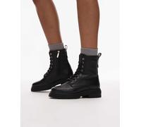 Tommy Hilfiger - Stivali stringati neri-Nero 37