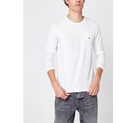 Stretch Slim Fit Long Sleeve Tee by Tommy Hilfiger XL Bianco