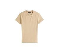 Tommy Hilfiger Stretch Slim Fit Tee Mw0Mw10800, Maglietta a Maniche Corte, Uomo, Khaki (Sandalwood), XL