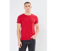 TOMMY HILFIGER Stretch Slim Fit Tee Mw0Mw10800, Magliette a Maniche Corte Uomo, Red (Medium Red), L