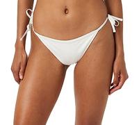 Tommy Hilfiger String Side Tie Uw0uw04588, Costume da bagno con lacci ai lati Donna, Bianco (Ancient White), L