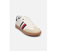 Tommy Hilfiger - STRIPE LOW CUT LACE-UP SNEAKER BEIGE/OFF WHITE/BLUE Beige - Sneakers 40 Beige
