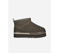 Tommy Hilfiger Suede Flatform Boot W - Scarponcino - Donna - Grigio 36