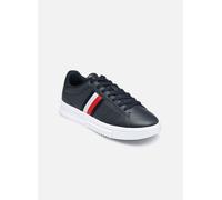 Tommy Hilfiger Sneakers con Suola Preformata Uomo Supercup Leather Scarpe, Blu (Desert Sky), 42 EU