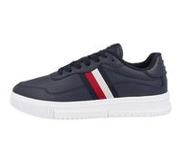 Tommy Hilfiger SUPERCUP LEATHER STRIPES FM0FM04824, Uomo, Blu (Desert Sky), 43 EU