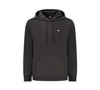 Tommy Jeans Felpa con Cappuccio Tjm Reg S Flag Dm0dm20742bds002 Zip, Black (Black), S Uomo