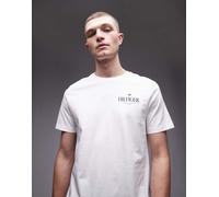 Tommy Hilfiger - T-shirt bianca con logo-Bianco 46-48