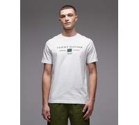 Tommy Hilfiger Brand Love Mono Stack Tee Mw0mw42365 Maglietta S/S, White (White), XXL Uomo