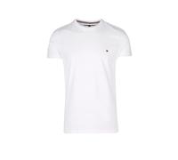 Tommy Hilfiger Core Stretch Slim Fit C Short Sleeve T-shirt Bianco L Uomo