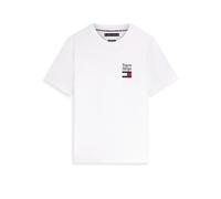 Tommy Hilfiger, ,Tops ,Uomo ,Bianco ,XL Brand Love Text Stack Tee