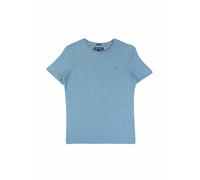 Tommy Hilfiger BOYS BASIC CN KNIT S/S, Maglietta, Bambini e ragazzi, Dark Allure Heather, 14