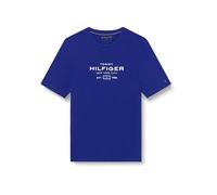 Tommy Hilfiger T-Shirt da Uomo BT-Hilfiger Stack Graphic Tee-B MW0MW42059 S/S, Blu, XXL, Blu (Wedge Blue), XXL